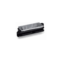 Embase encastrée 16B, Aluminium moulé sous pression, acier inoxydable, IP68/IP69K, Sortie basse